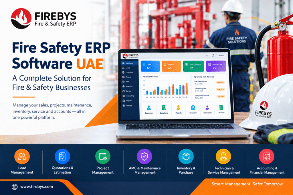 Fire Safety ERP Software UAE – Firebys ERP Business Management